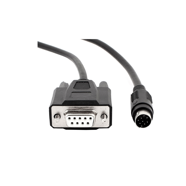 DB9 ženski do 8-Pin Mini DIN kabel za programiranje Male.jpg