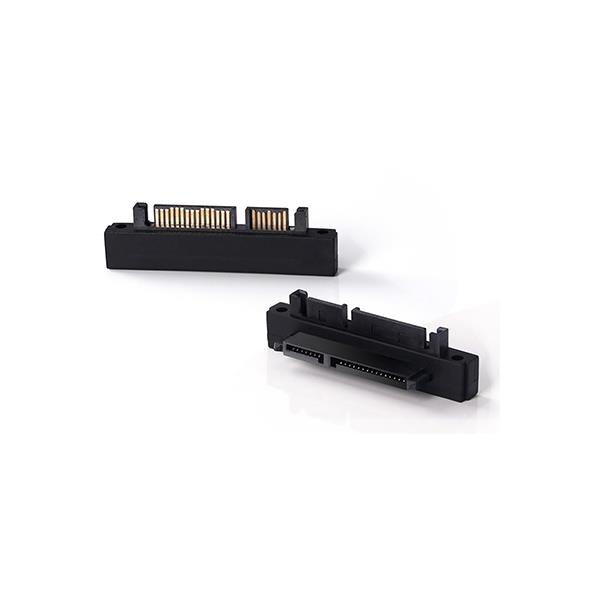 SATA 7 + 15 22P Moški in ženski priključek 90 V adapter