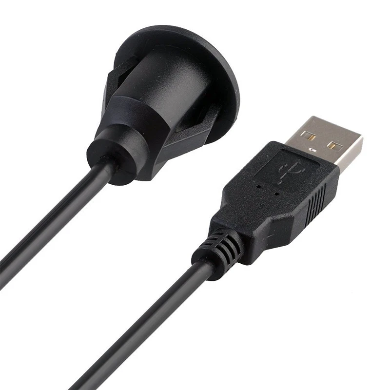 USB20 Panel Mount IP67 Water proof Male to Female cable