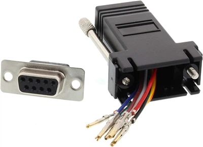 Ali ženski serijski adapter DB9 v RJ45 podpira obdelavo protokola?